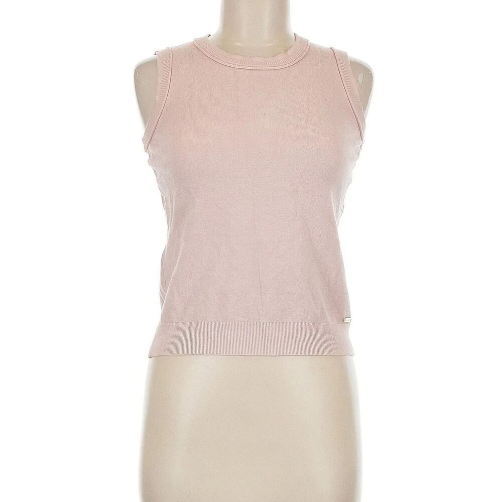 Calvin Klein Lightweight Baby Pink Sweater Vest Sz XL